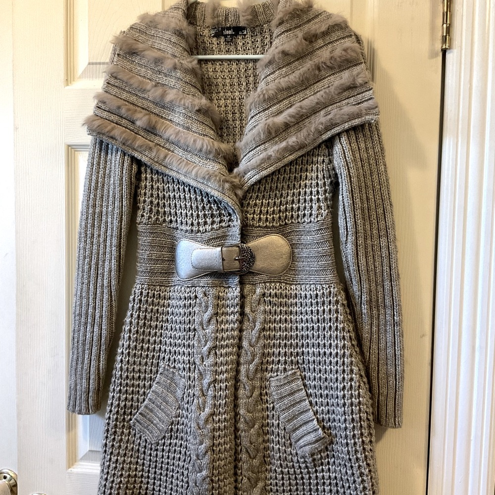 Slonl Tan Cardigan Medium